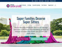 Tablet Screenshot of chicagosupersitters.com